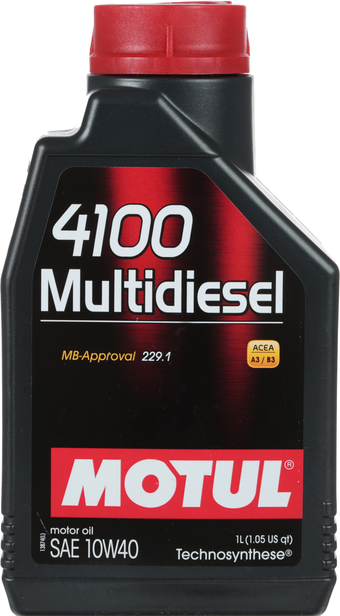 Моторное масло Motul 4100 MULTIDIESEL 10W-40, 1л